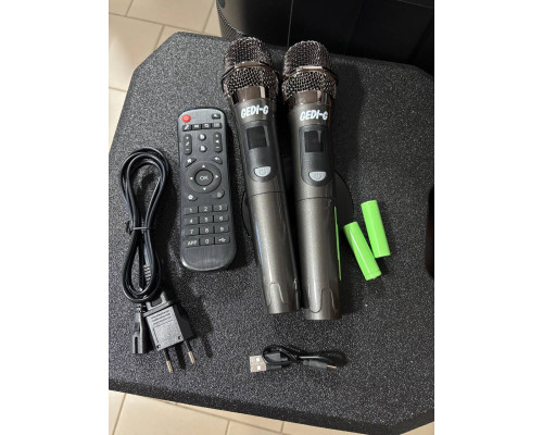 Караоке-система з екраном Gedi-G GD-1415 — 120W RMS, екран 15,4"