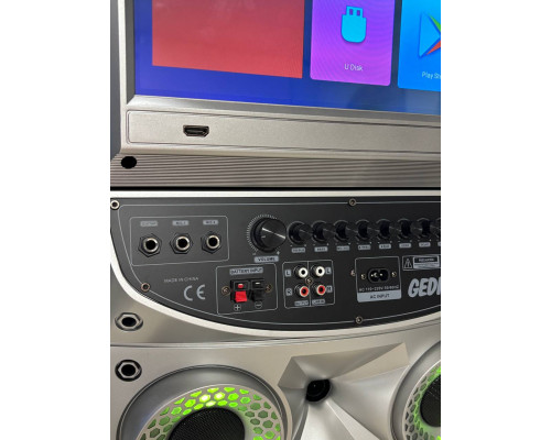 Караоке-система з екраном Gedi-G GD-1415 — 120W RMS, екран 15,4"