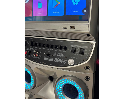 Караоке-система з екраном Gedi-G GD-1415 — 120W RMS, екран 15,4"