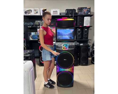 Караоке-система з екраном Gedi-G GD-1417 — 120W RMS, екран 15,4"