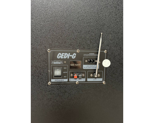 Караоке-система з екраном Gedi-G GD-1417 — 120W RMS, екран 15,4"