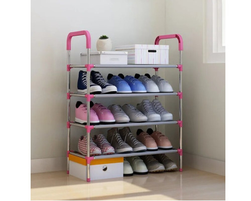 Полиця для взуття Shoe rack (4 полиці, 12 пар) (25"Wх7,9"Dх25"H) (8088)