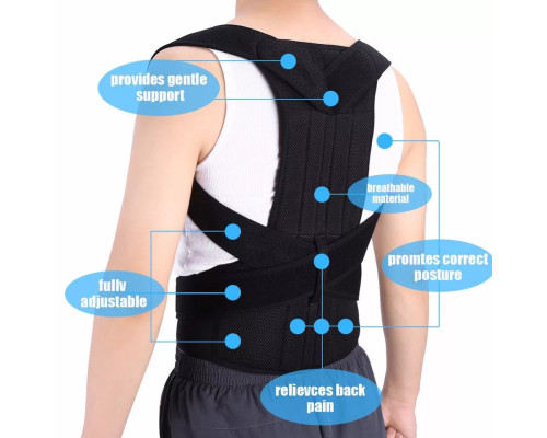 Коректор постави магнітний Real Doctors Posture Support (WM-14) (W-18)