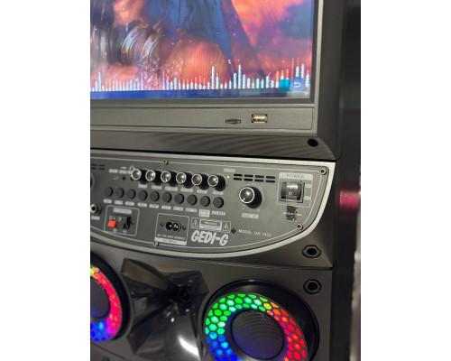 Караоке-система з екраном Gedi-G GD-1422 — 120W RMS, екран 15,4"