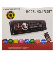 Автомагнітола 1DIN MP3 1782BT (1USB, 2USB-зарядка, TF card, bluetooth)