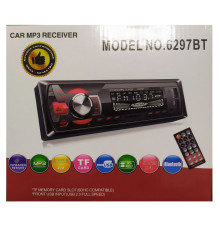 Автомагнітола 1DIN MP3 6297BT (1USB, 2USB-зарядка, TF card, bluetooth)