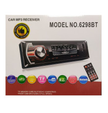 Автомагнітола 1DIN MP3 6298BT (1USB, 2USB-зарядка, TF card, bluetooth)