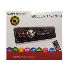 Автомагнітола 1DIN MP3 1782DBT (1USB, 2USB-зарядка, TF card, bluetooth, знімна панель)