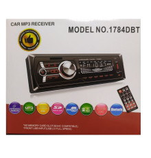 Автомагнітола 1DIN MP3 1784BT (1USB, 2USB-зарядка, TF card, bluetooth,