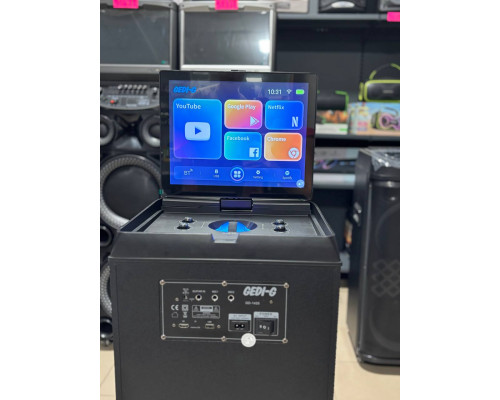 Караоке-система з екраном Gedi-G GD-1425 — 120W RMS, екран 14,1"