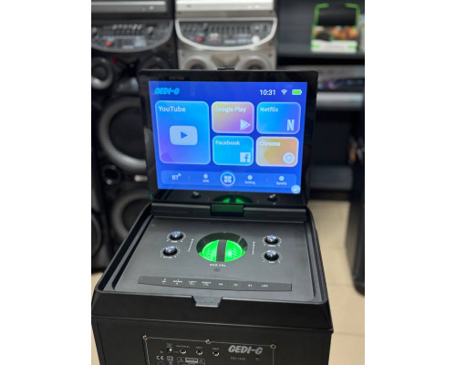 Караоке-система з екраном Gedi-G GD-1425 — 120W RMS, екран 14,1"