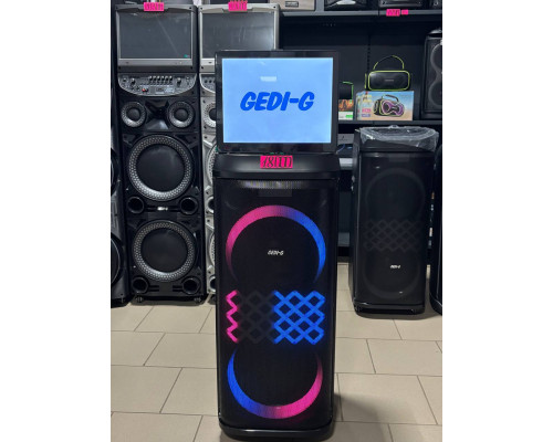 Караоке-система з екраном Gedi-G GD-1425 — 120W RMS, екран 14,1"