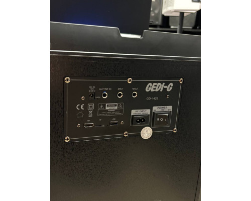 Караоке-система з екраном Gedi-G GD-1425 — 120W RMS, екран 14,1"