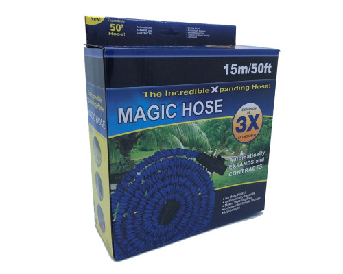 Шланг поливальний MAGIC HOSE, що розтягується, 15м/50ft