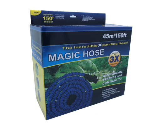 Шланг поливальний MAGIC HOSE, що розтягується, 45м/150ft