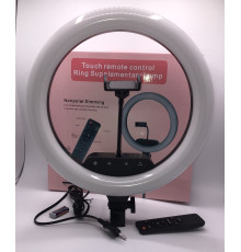Кільцева LED лампа AL-360 (1 крепл.тел) (пульт) 220V (36см)