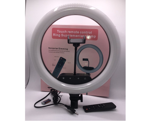 Кільцева LED лампа AL-360 (1 крепл.тел) (пульт) 220V (36см)