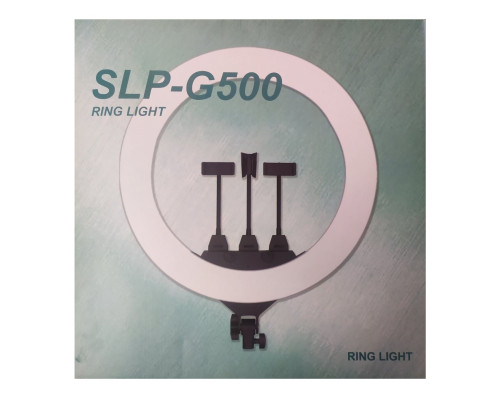 Кільцева LED лампа SLP-G500 (3 крепл.тел.) (пульт) 220V (251-280) (361-430)