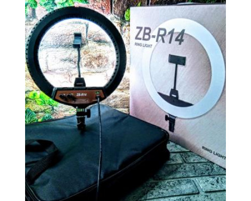 Кільцева LED лампа ZB-R14 (1 крепл.тел.) 220V (35см)