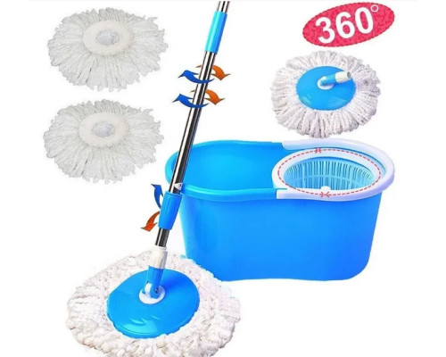 Швабра-відро, ледар з віджимом Easy Mop (кругла)
