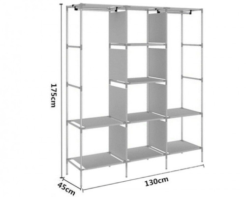 Шафа тканинна HCX на 3 секції 88130 (130х45х175 см)