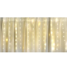 Гірлянда RD-9001 Штора 150LED 3mх1m, 15LEDX10 бурульок (контрол.220V) з хвіст. заглуш., колір ламп-мікс