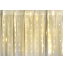 Гірлянда RD-9005 Штора 200LED 2mx2m, 10LED X 20 бурульок (контрол.220V) з хвіст. заглуш., Колір ламп-Синій