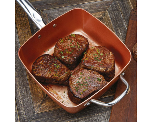 Сковорода універсальна Copper cook deep square pan