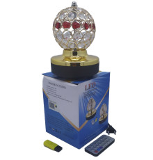 Лампа на поставці куля, що обертається RGB RHD-158 mp3+ду (RD-5021)