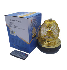 Лампа на постачанні сітка обертова RGB RHD-163 mp3+ду (RD-5022)