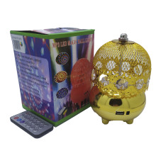 Лампа на поставці куля, що обертається RGB RHD-183 mp3+Мр3+Ду+USB (RD-5031)