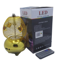 Лампа на поставці шар-сітка RGB RHD-185, що обертається mp3+Мр3+Ду+USB (RD-5032)