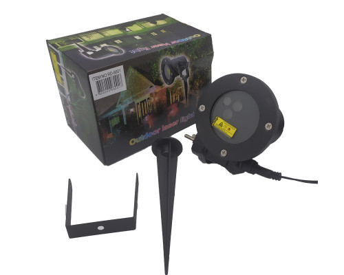 Лазерна установка вулична RD-8001 RGB (3 кольори) (12 рис.) XL-719RGB