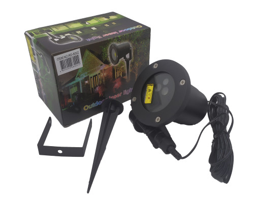 Лазерна установка вулична RD-8002 RGB (3 кольори) (6 рис.) XL-719RGB