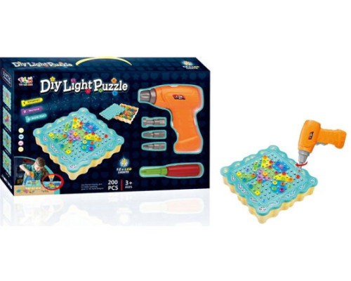 Конструктор Tu Le Hui "Diy Light Puzzle" (200 деталей) 12LED TLH-19
