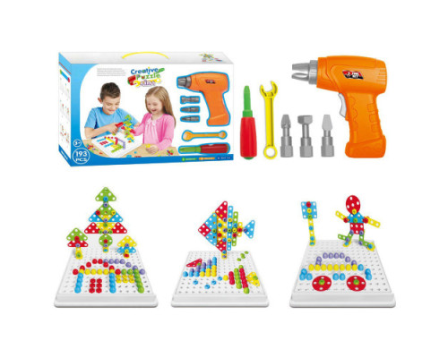 Конструктор Tu Le Hui "Creative Puzzle" 4в1 валіза (193 деталі) TLH-28