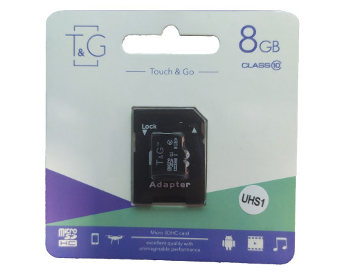 Карта пам'яті micro SDHC 8GB Kingston (class 10) (UHS-1) (БЕЗ адаптера)