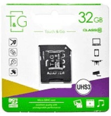 Карта пам'яті micro SDHC 32GB T&G (class10) (з адаптером)