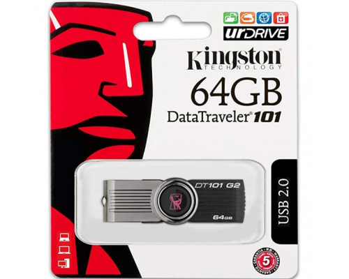 Флеш накопичувач USB 64Gb Kingston DT101 (3.0)