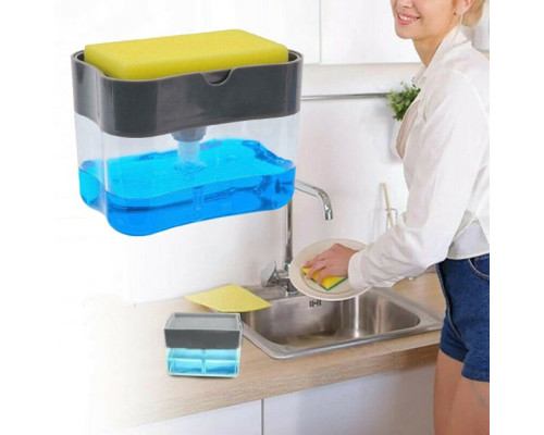 Диспенсер для миючого засобу Soap Pump Soap solution dispenser (синя коробка) (M-124)