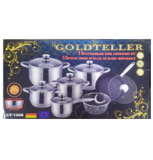 Набір каструль Goldteller GT-1300 (13 предметів)