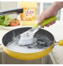 Щітка багатофункціональна з дозатором для чищення посуду DMZ-8890 AUTOMATIC LIQUID CLEANING BRUSH (WN-19)