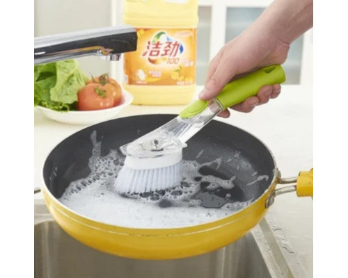 Щітка багатофункціональна з дозатором для чищення посуду DMZ-8890 AUTOMATIC LIQUID CLEANING BRUSH (WN-19)