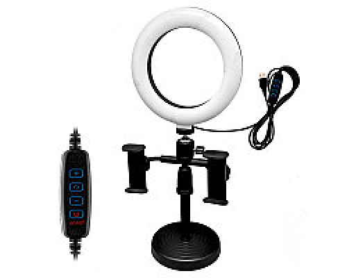 Кільцева led настільна лампа PHONE LIVE FILL LIGHT (WN-20)