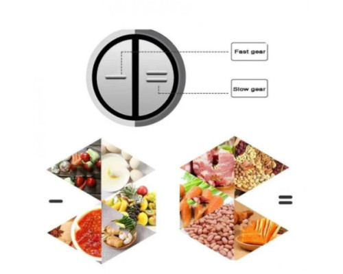 Подрібнювач овочів, фруктів та м'яса 2L FOOD PROCESSOR A-04 (WN-22)