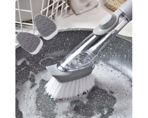 Багатофункціональна щітка з дозатором для чищення посуду CLEANER BRUSH (WN-24)