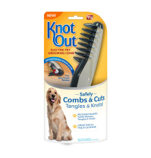 Гребінець для вовни тварин Knot Out Electric Pet Comb (WN-34)