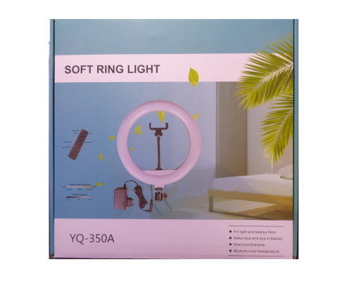 Кільцева LED лампа YQ350A (34см)