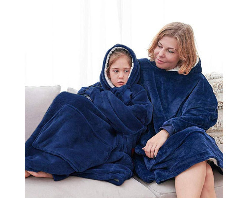 Толстовка з капюшоном Худі Huggle Hoodie ultra plush blanket hoodie (M-118) (5 шт червоні, 1 шт синя)