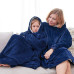 Толстовка з капюшоном Худі Huggle Hoodie ultra plush blanket hoodie (M-118) (5 шт червоні, 1 шт синя)